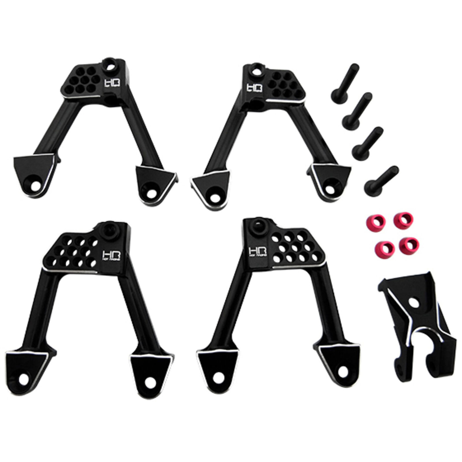 Aluminum Front & Rear Adjustable Shock Towers: Scx 2