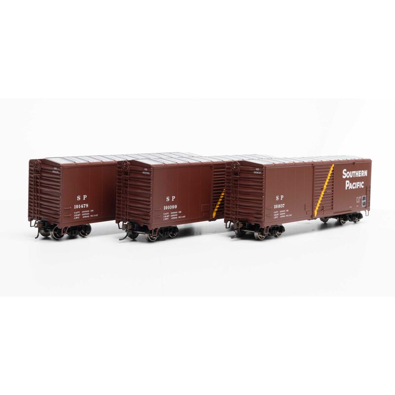 HO 40' Modern Box Car, SP #191099 / #191478 / #191637 (3)