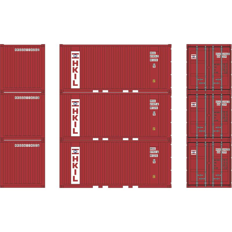 HO 20' Corrugated Container, HKUU (3)
