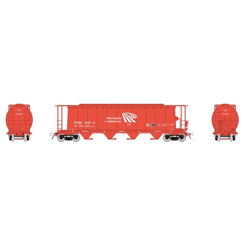 HO NSC 3800 Covered Hopper PCSX Orange #2 (6)