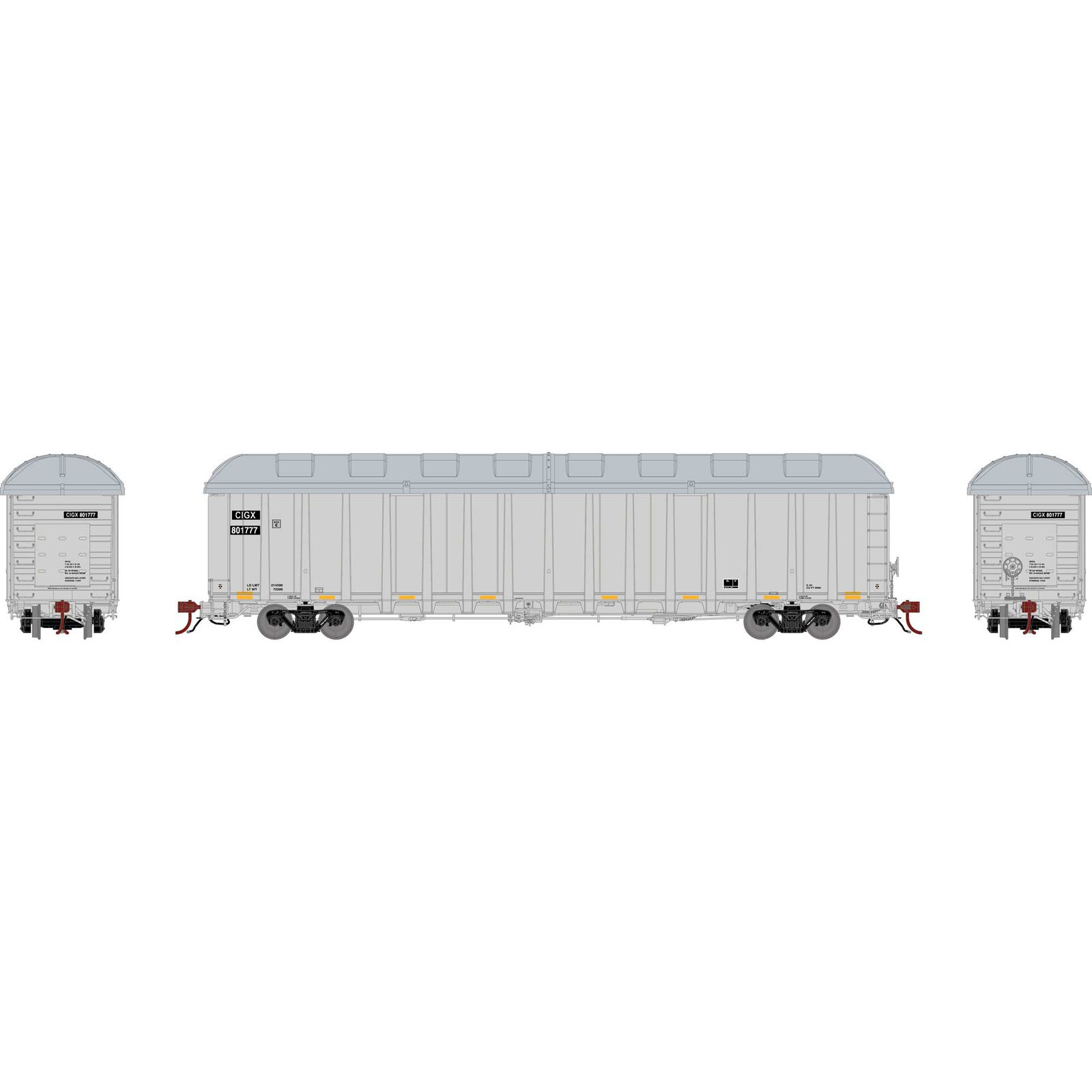 N NSC 6400 Gondola with Load, CIGX #801777
