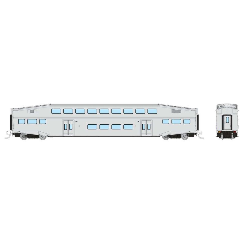 N Bilevel Commuter Car: Undecorated Coach: Late Version (Series IV)
