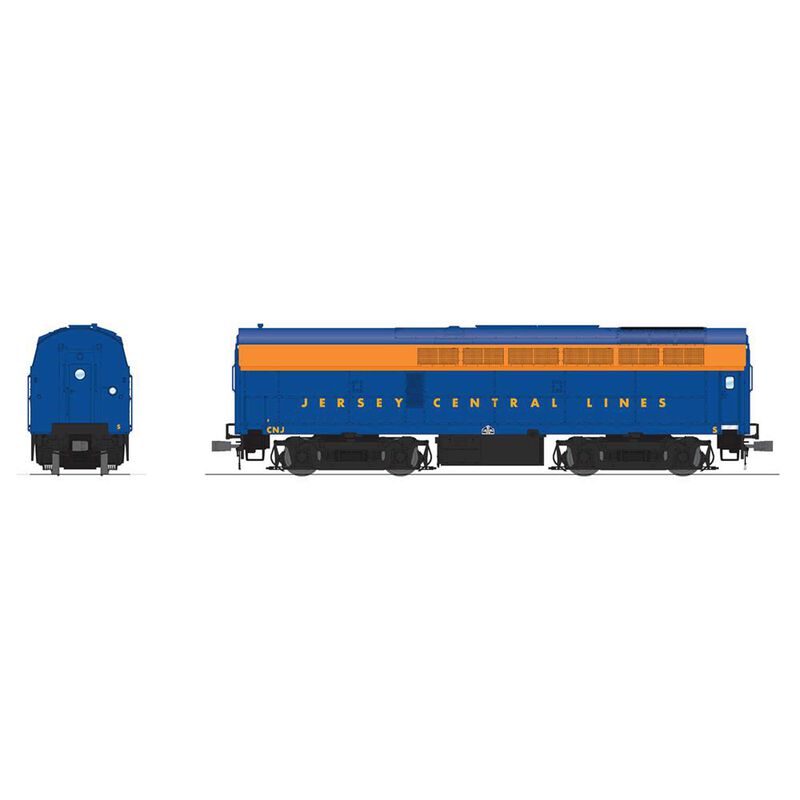 HO RF-16 Sharknose Locomotive B CNJ "S" Blue & Orange