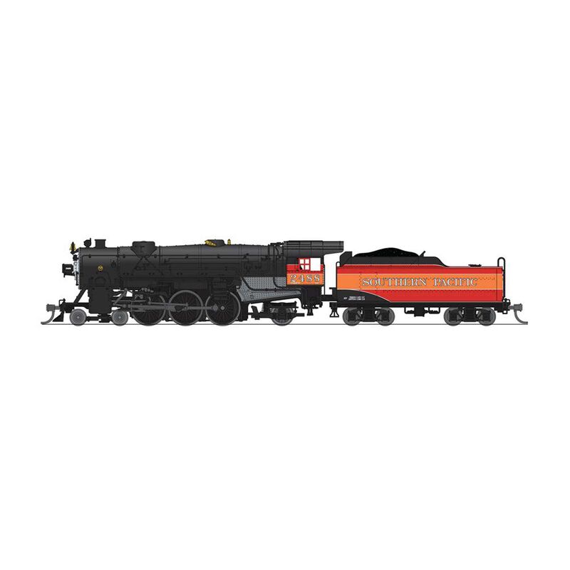 N Heavy Pacific 4-6-2 Steam Locomotive, SP 2488, Daylight