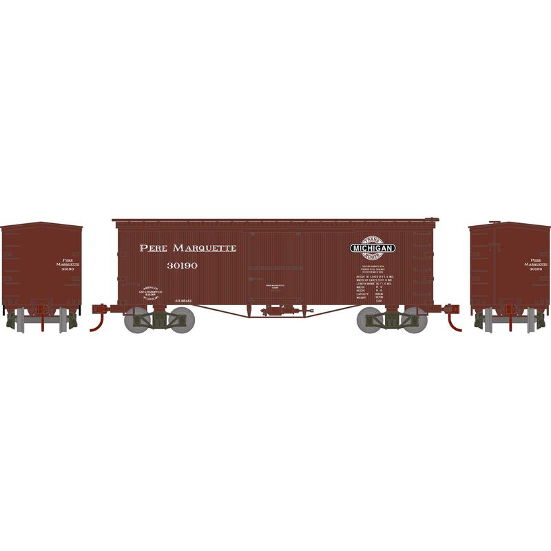 HO RND 36' Old Time Box Car, PM #30190