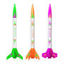 3 Bandits Mini Model Rocket Kit Set