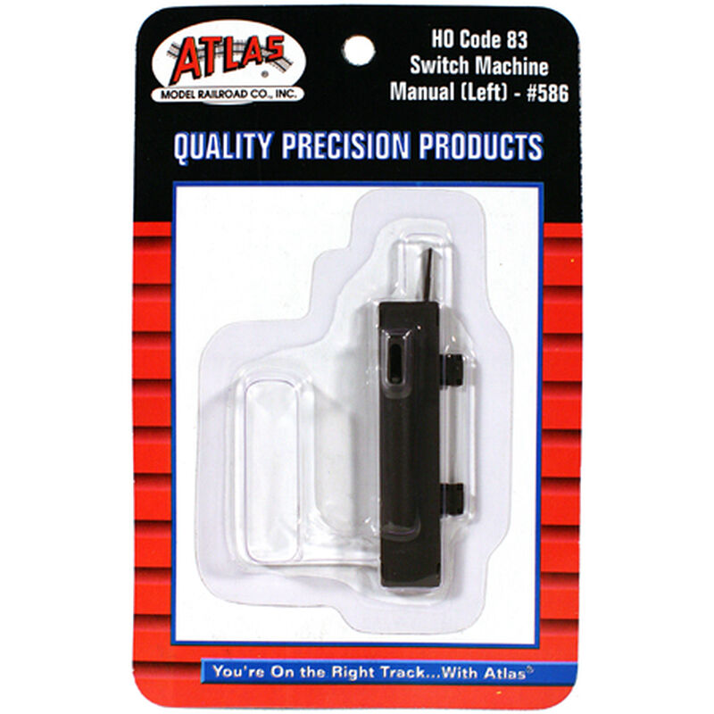 HO Code 83 Manual Left-Hand Switch Machine