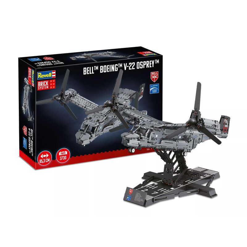 CARRERA REVELL OF AMERICAS INC 1/25 Bell Boeing V-22 Osprey Brick System Kit