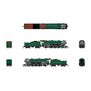 N Heavy Pacific 4-6-2 Steam Locomotive, SOU 1391 Sylvan Green, with Paragon4