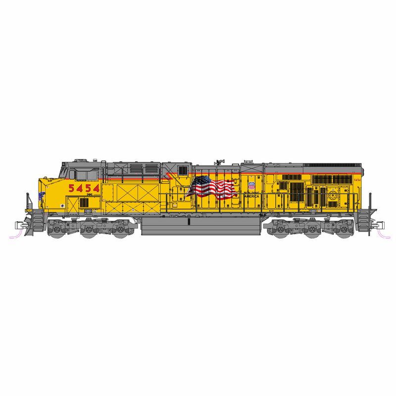 Kato USA, Inc. N ES44AC Union Pacific #5454 w/ Sound