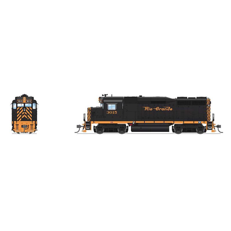 HO EMD GP30 Locomotive, DRGW 3018, Small Rio Grande