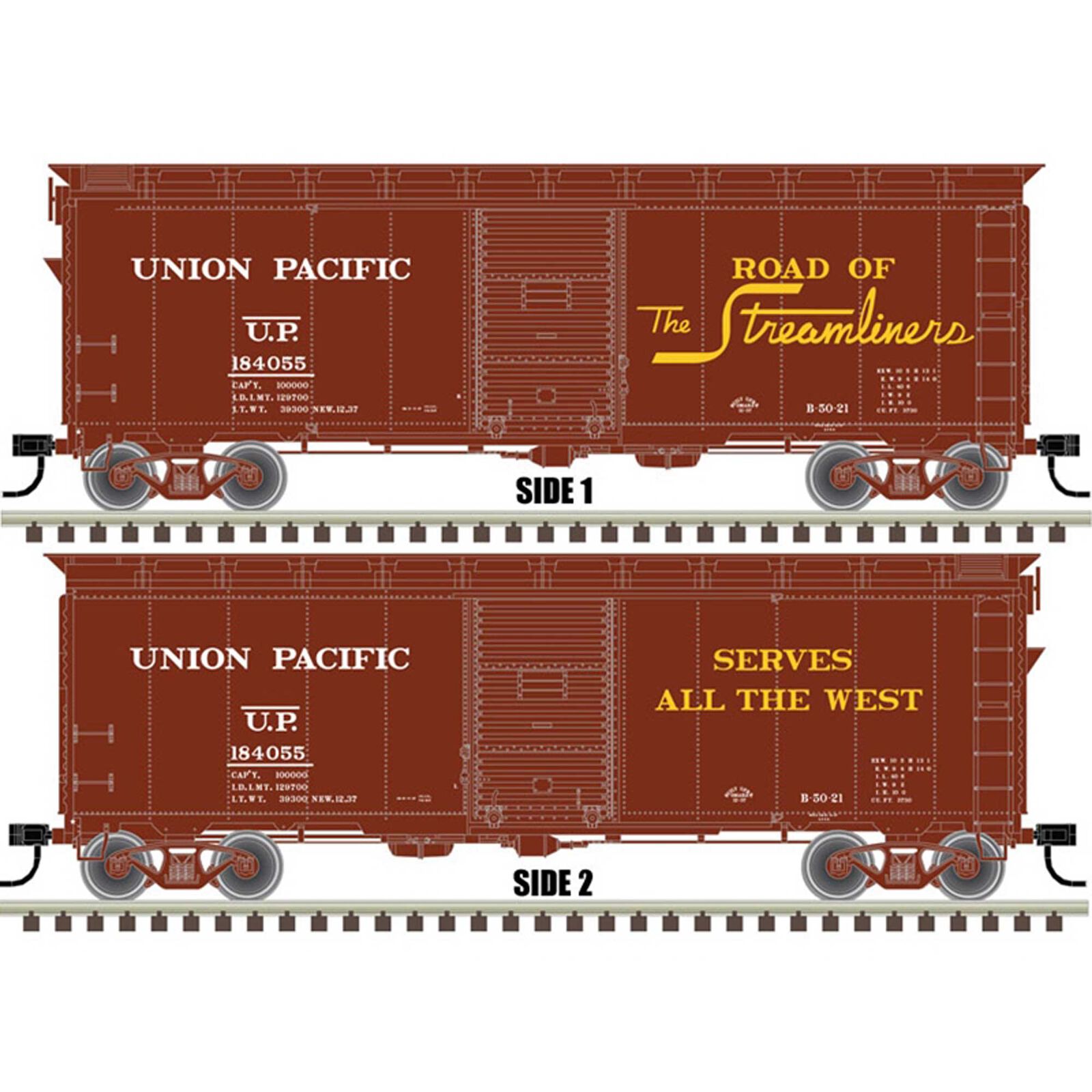 HO 1937 AAR Box Car Kit Union Pacific 184152