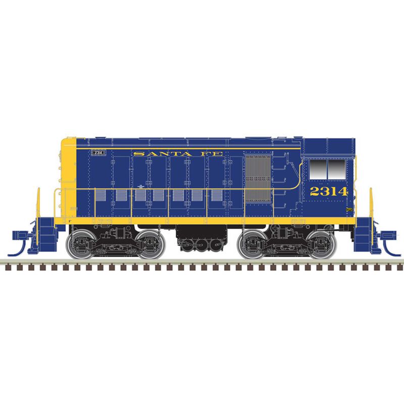 HO HH600/660 Silver Loco Santa Fe+ 2314