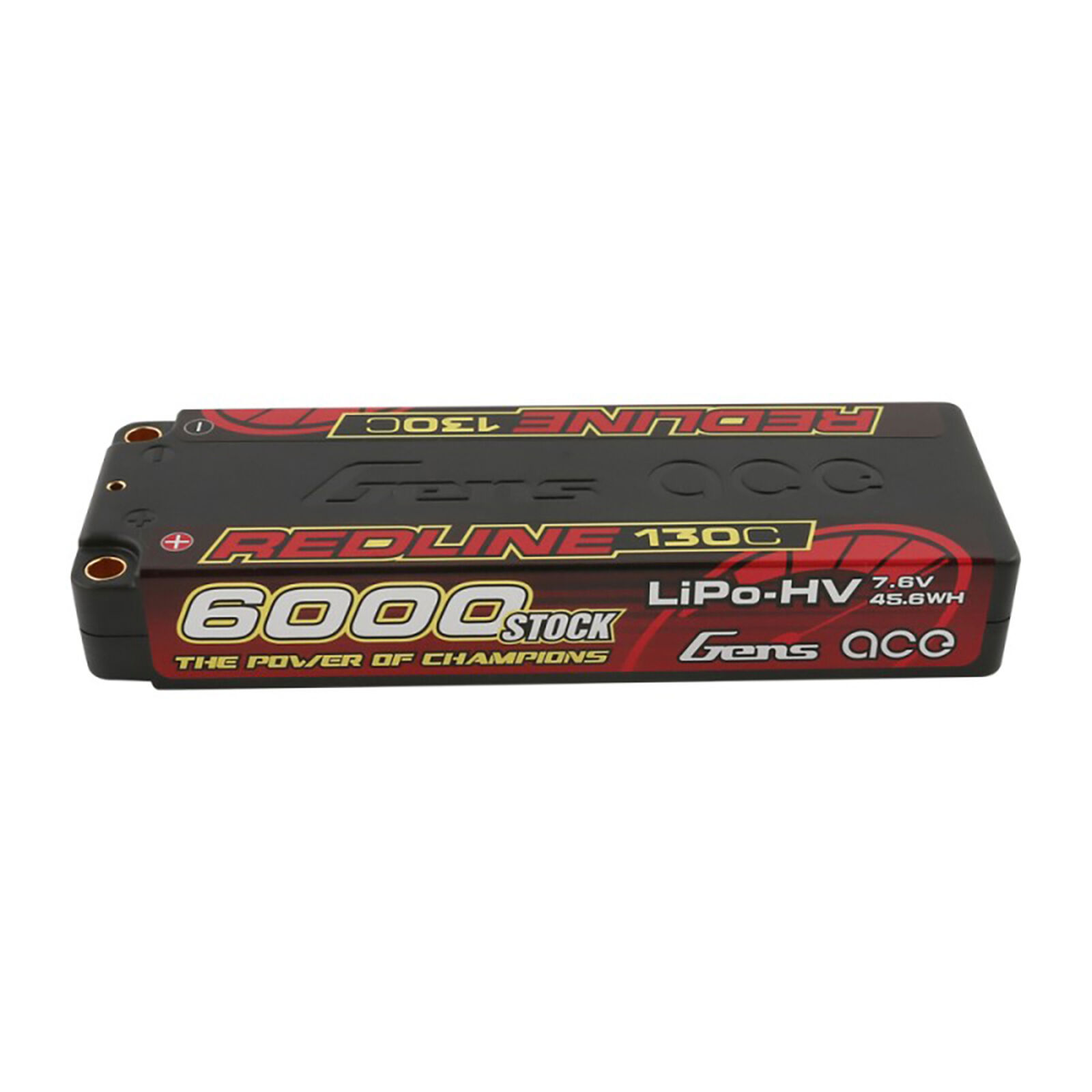 7.6V 6000mAh 2S 130C Hardcase LiHV Battery: 5mm Tubes