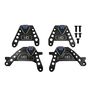 Hot Racing Aluminum Panhard Mount Shock Tower Set, 1/10 Axial SCX10 III