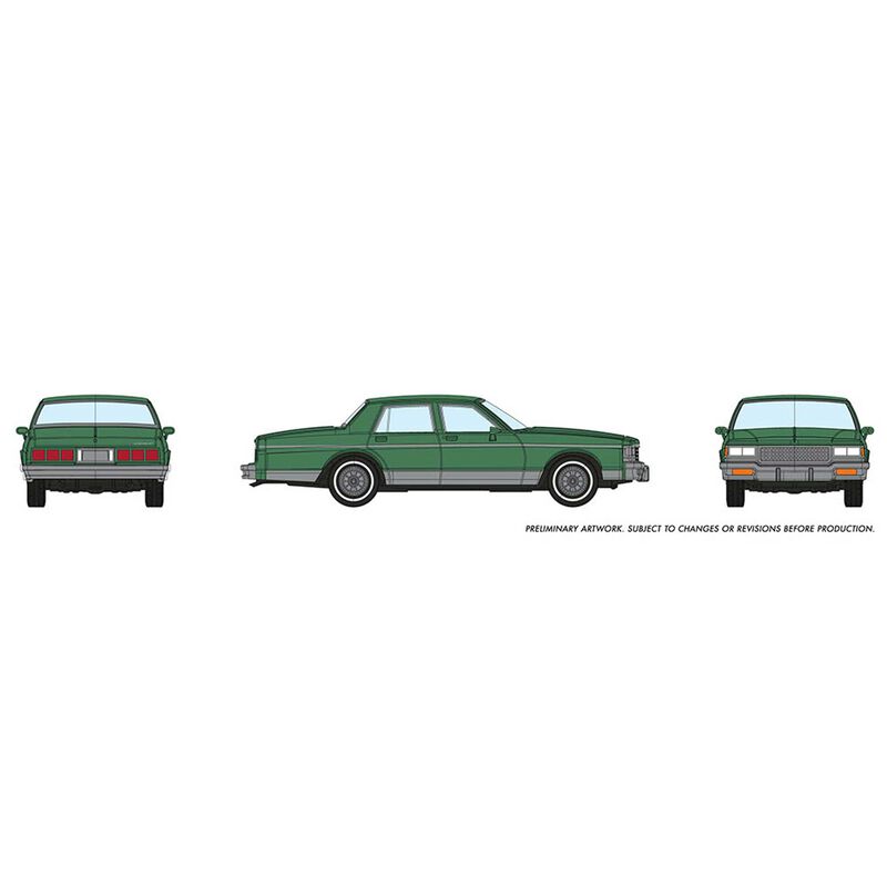 HO Chevrolet Caprice Sedan, Green