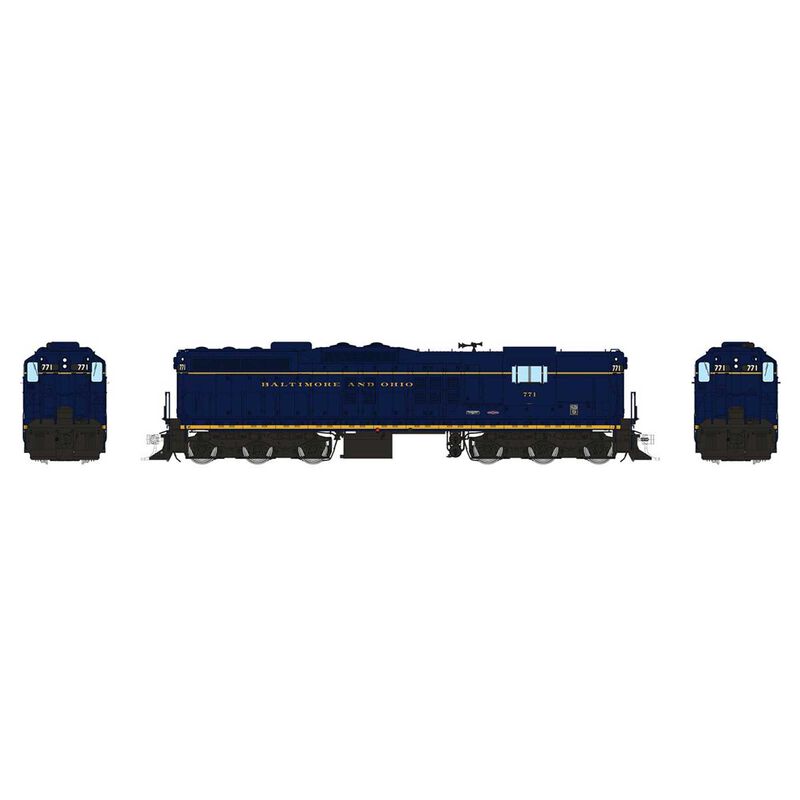 HO EMD SD9 Locomotive: Baltimore & Ohio: #771