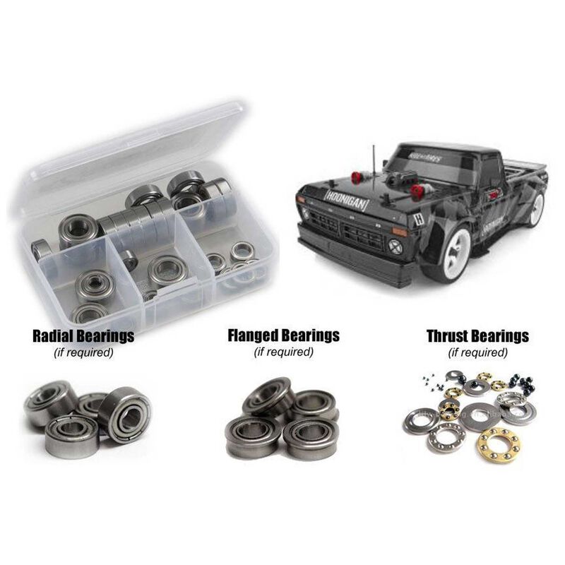 Metal Shielded Bearing Kit, 1/10 Team Associated Apex2 Hoonitruck