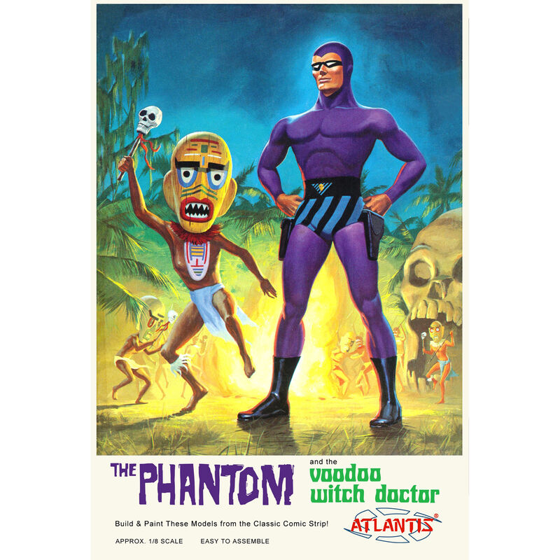 The Phantom Voodoo Witch Doctor 1/8 Plastic Model