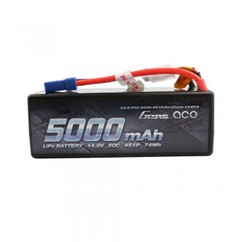14.8V 5000 Capacity 4S Voltage 50C LiPo, EC5