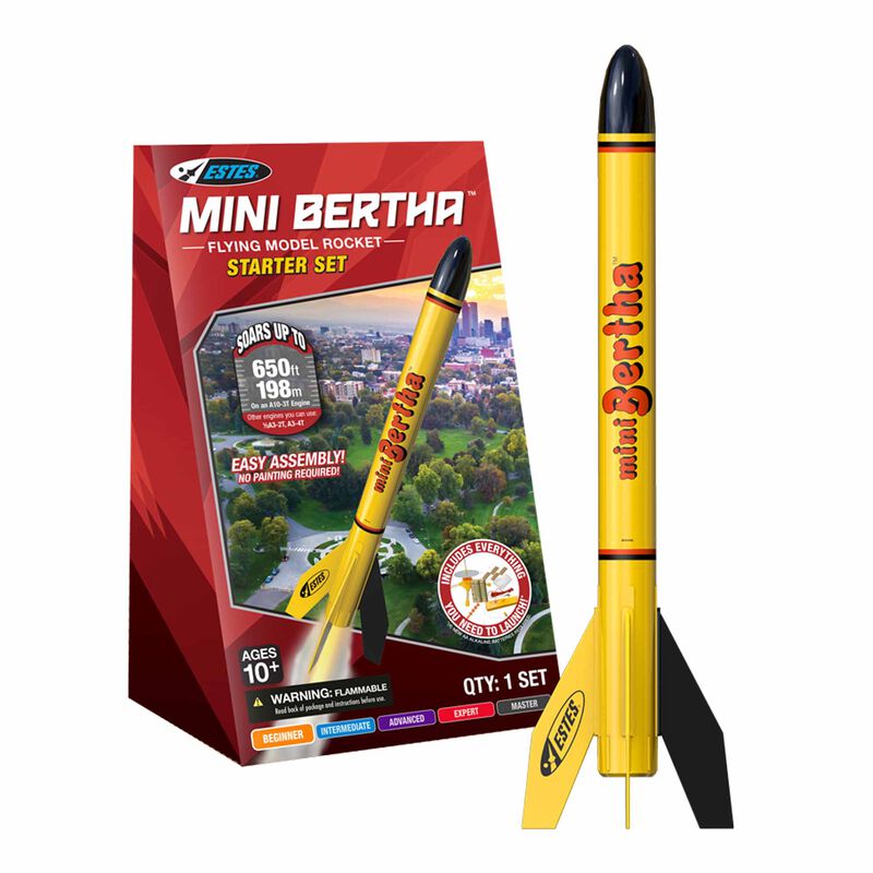 Mini Bertha&trade; Model Rocket Starter Set