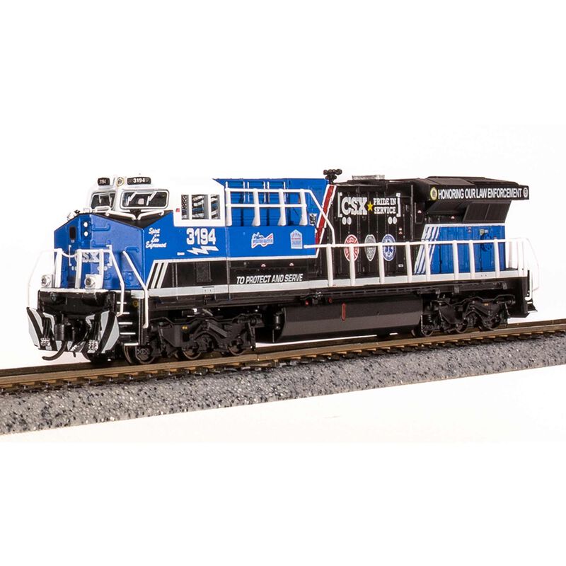N GE ES44AC Locomotive, Pride in Service Law Enforcement, Paragon4, CSX#3194