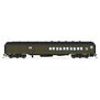 HO Scale Coach-Baggage Combine, Unlettered, Pullman Green