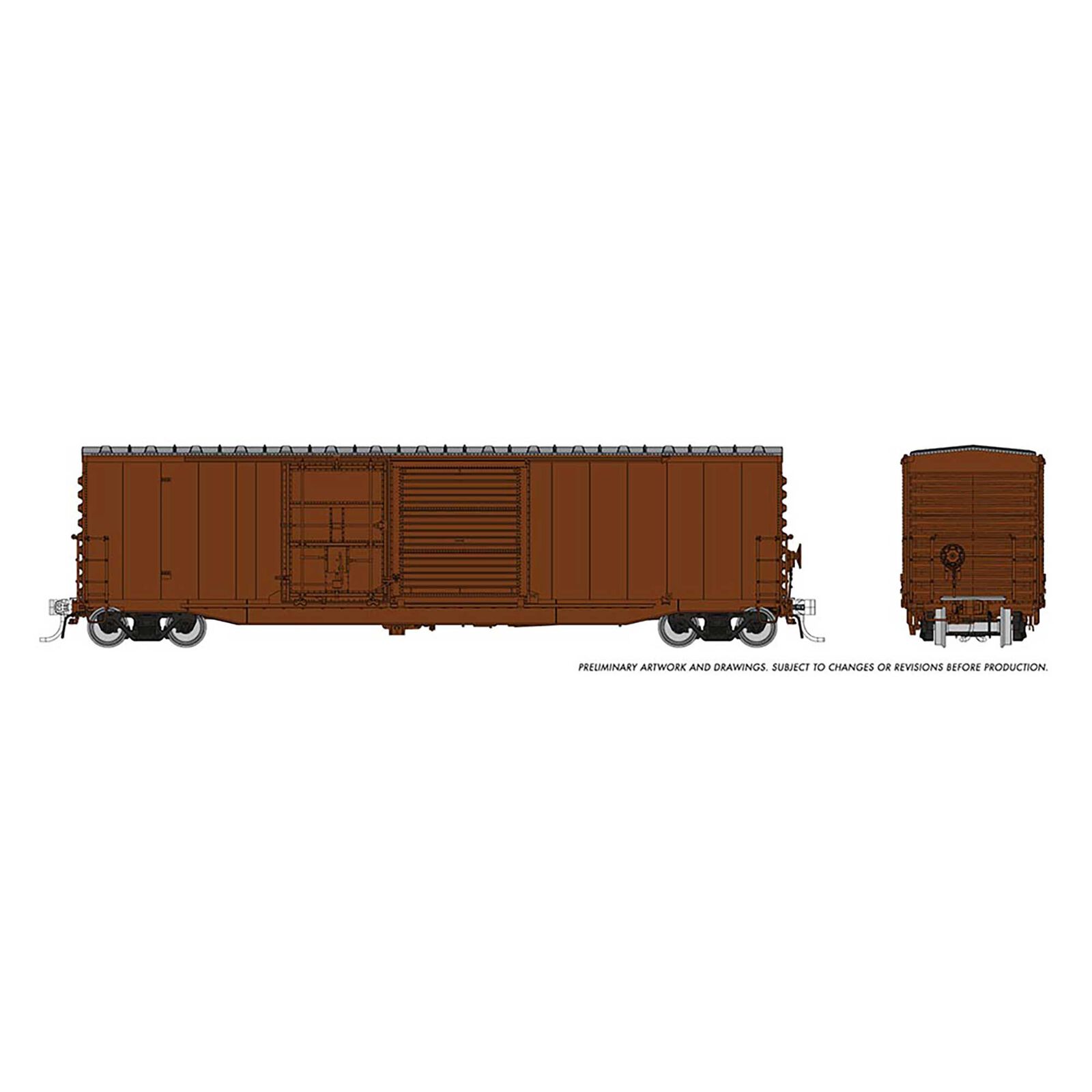HO NSC 5304 Boxcar Painted, Unlettered