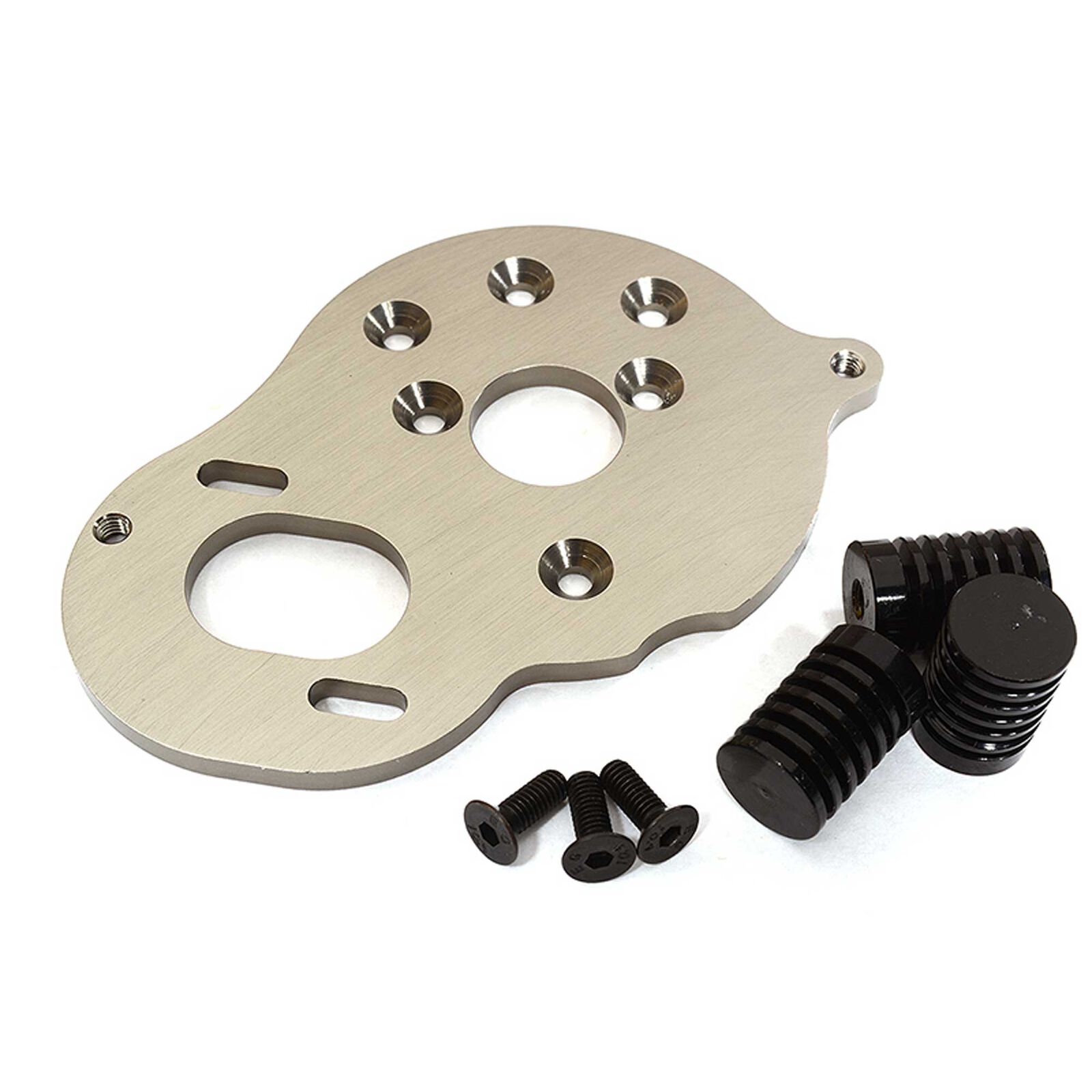 Motor Plate with Heatsinks, Grey: Enduro Sendero, Trailwalker, Trailrunner
