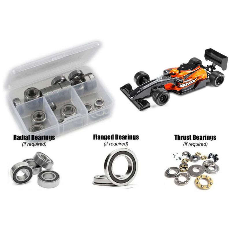 Team XRAY X1 2024 F1 1/10th (#370708) Rubber Shielded Bearing Kit
