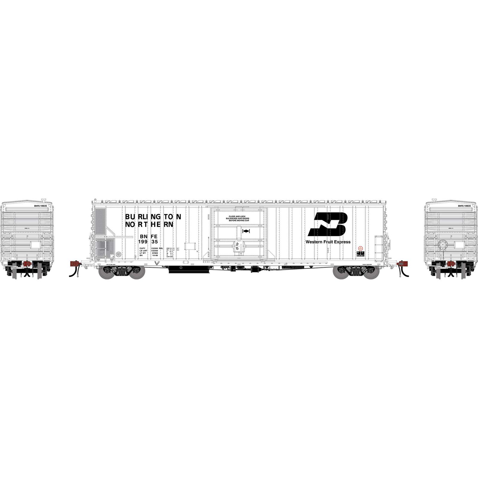 HO GEN 57' FGE Mechanical Reefer, BNFE #19935