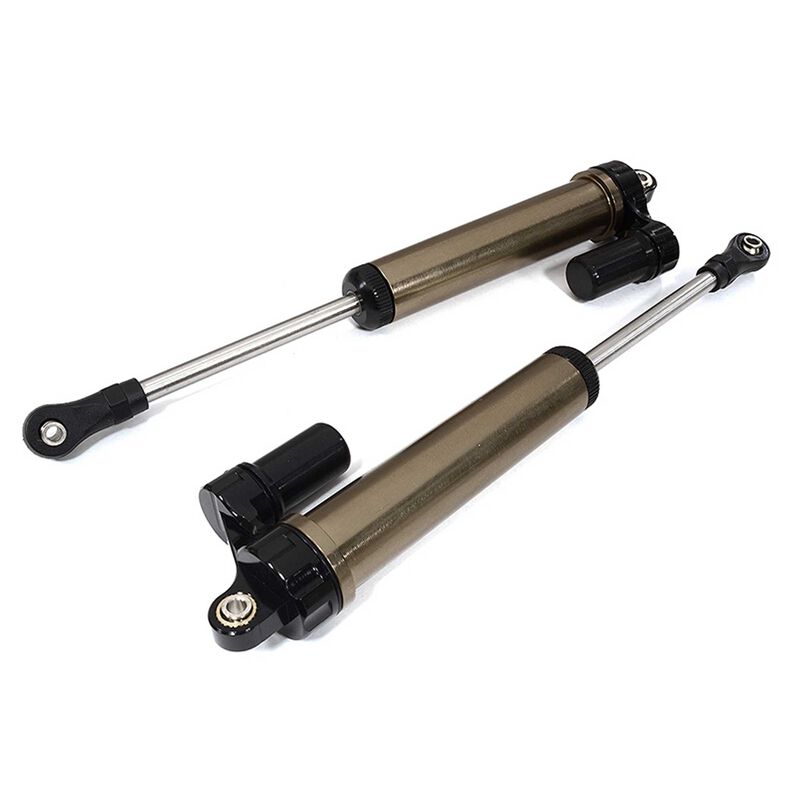 160mm Front Shock Set: Traxxas UDR, Black (2)