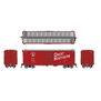 HO GN 40' Boxcar with Late IDNE Chinese Red (6)