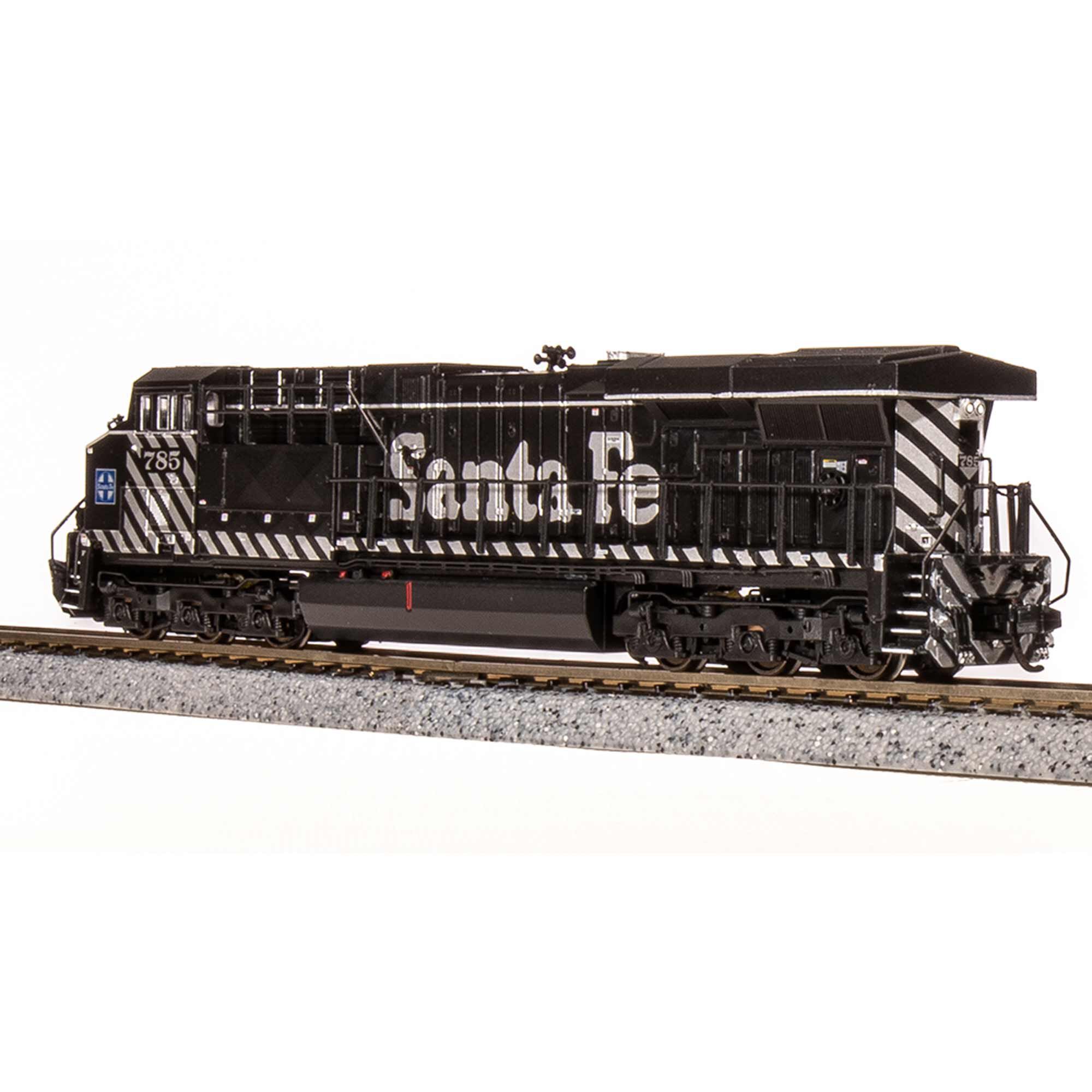 Broadway Limited Imports N GE ES44AC Locomotive, Zebra