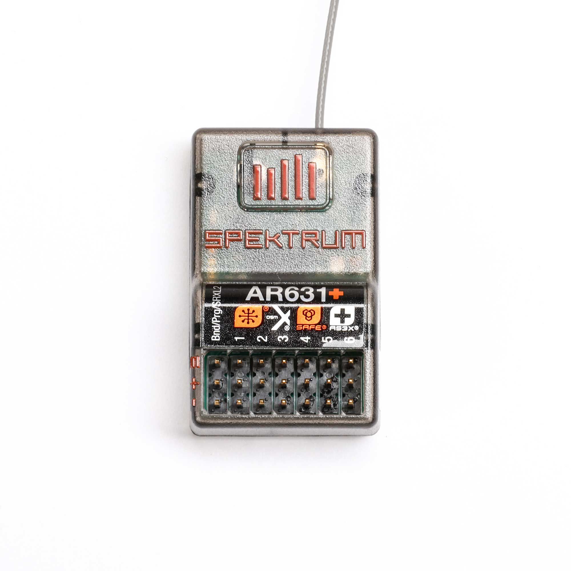 Spektrum AR631+ DSMX 6-Channel AS3X+ & SAFE Receiver | Tower Hobbies