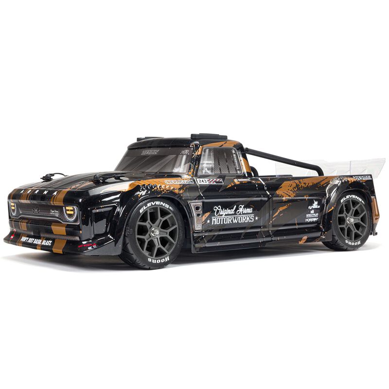 1/8 INFRACTION 3S 4X4 RTR Brushless All-Road Street Bash, Black/Gold - SCRATCH & DENT