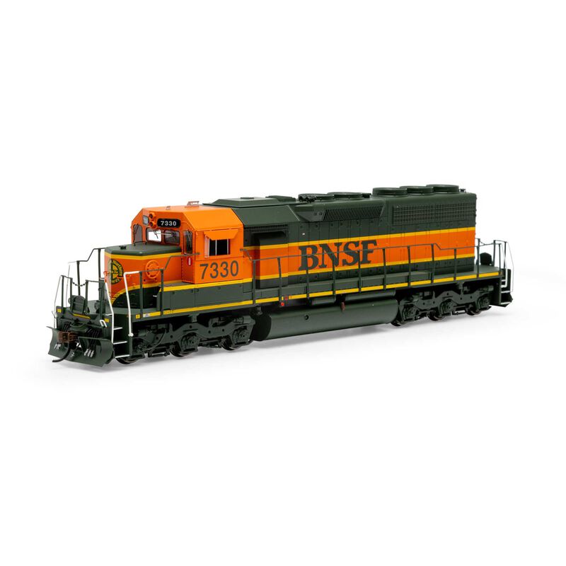 HO SD40-2 Locomotive with DCC & Sound, BNSF / Rebuilt #7330