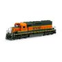 HO SD40-2 Locomotive with DCC & Sound, BNSF / Rebuilt #7330
