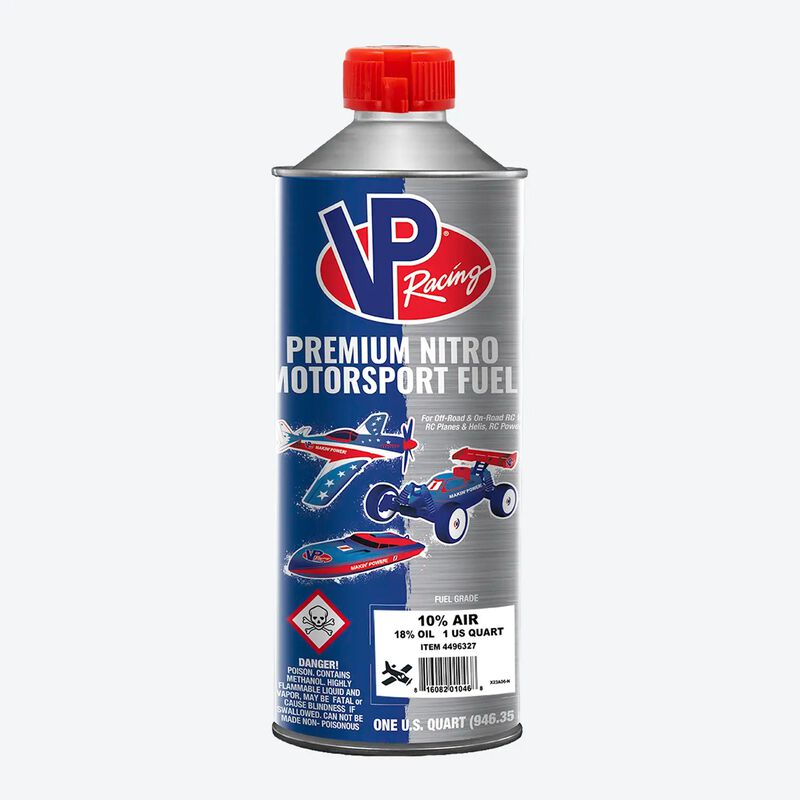 VP Racing Fuels 10% Air 18% Oil RC Aviation Quart