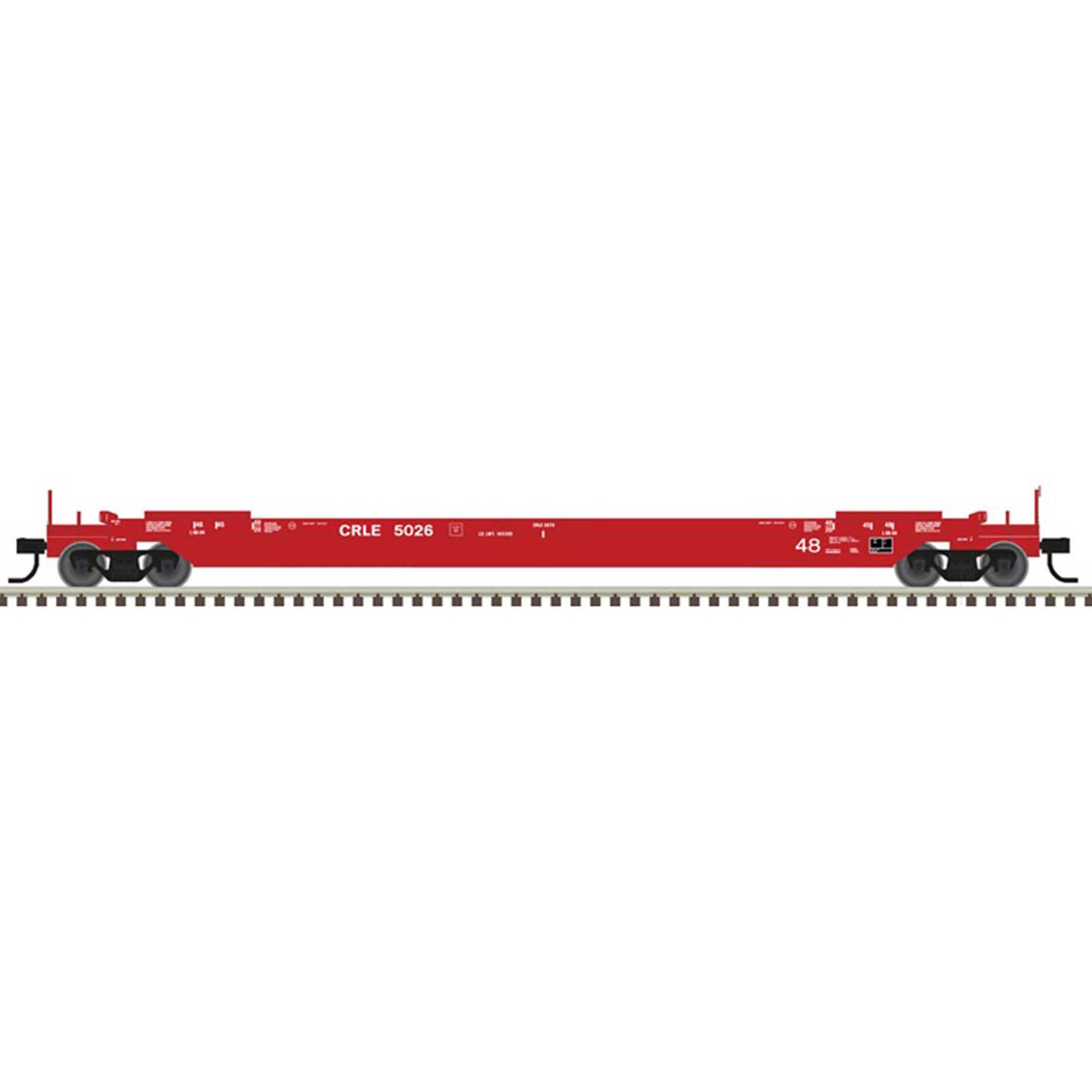 HO 48' All Purpose Well Car CRLE #5050, Red/White