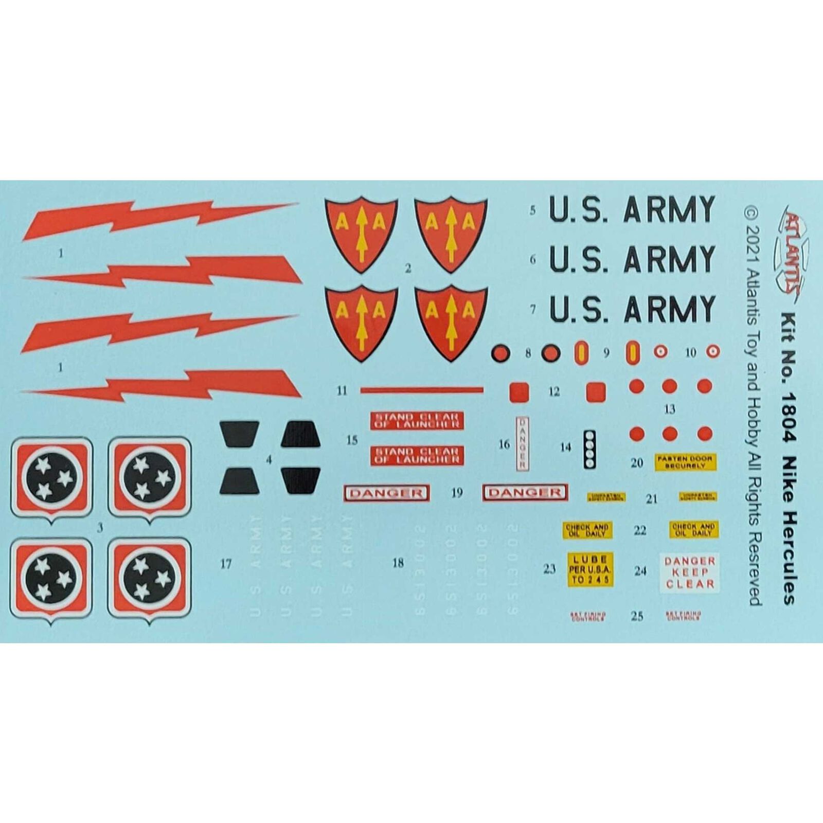 ATLANTIS TOY \u0026 HOBBY INC. Nike Hercules Missile US Army | Tower Hobbies, image size:1600x1600