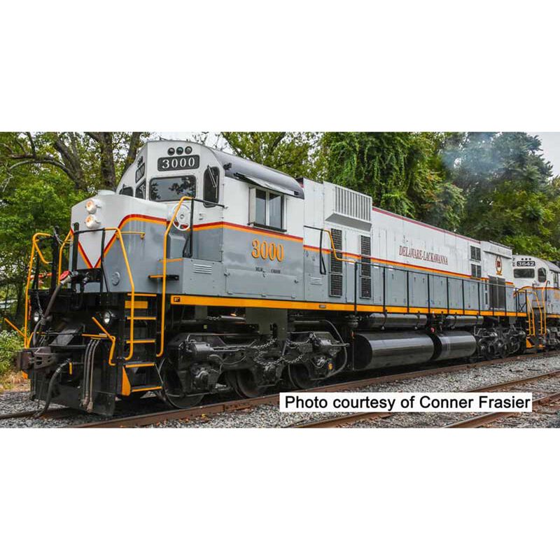 HO M630 w DCC & Sound DL&W Repaint 2017 #3000