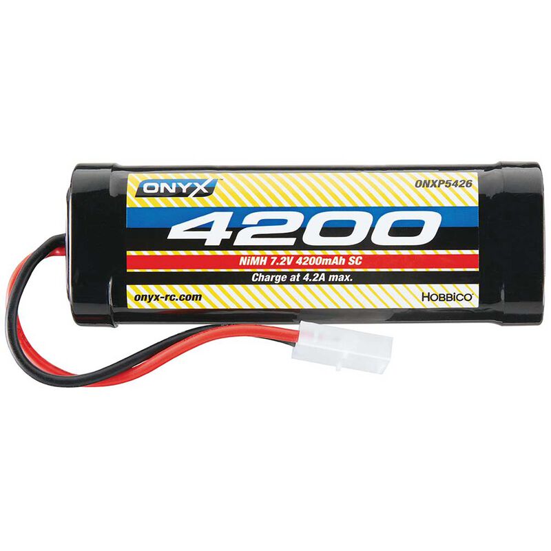 7.2V 4200mAh 6-Cell Sub-C Stick NiMH Battery: Tamiya Connector