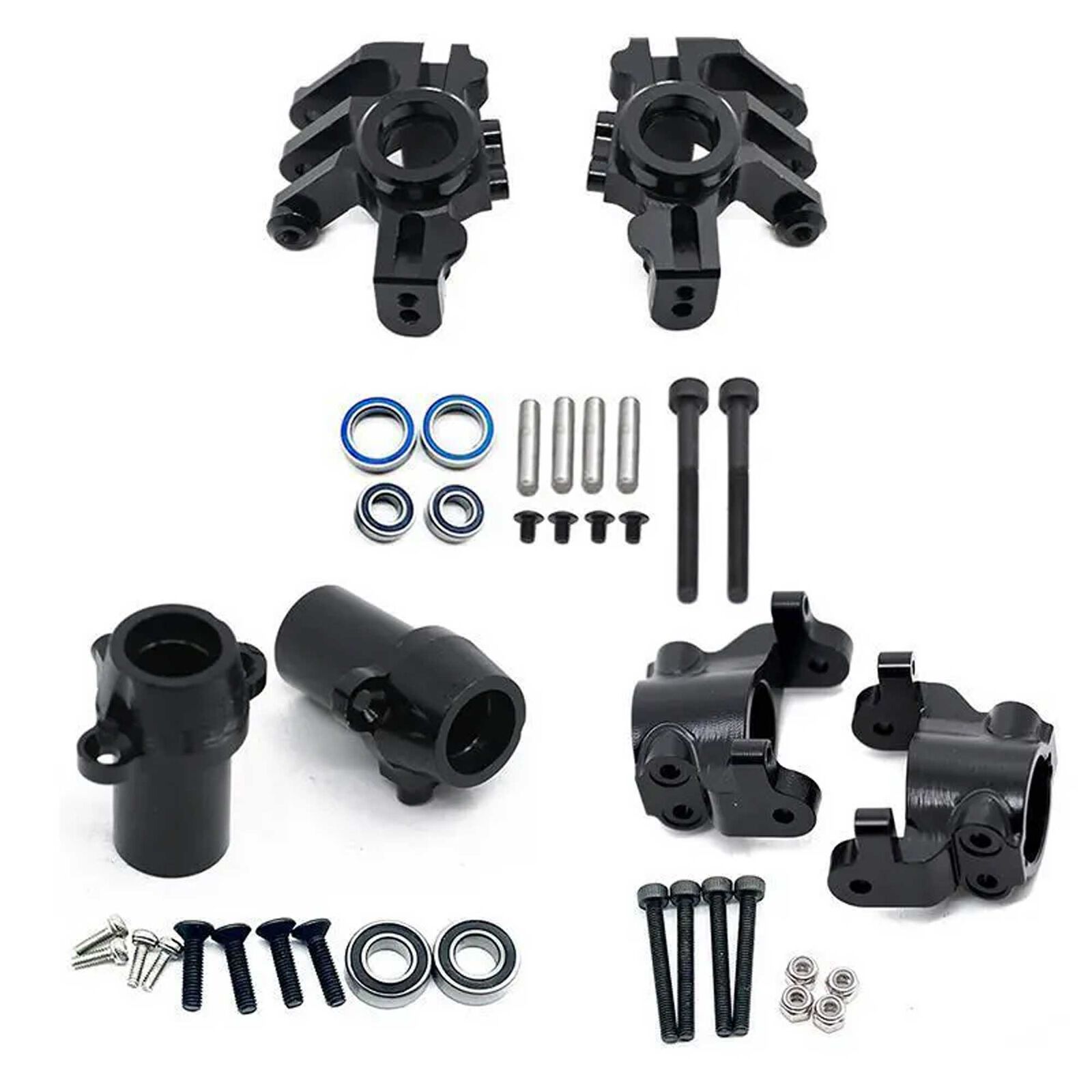 Alloy Steering, Caster Blocks & Rear Hubs for Axial 1/10 RBX10 Ryft 4WD