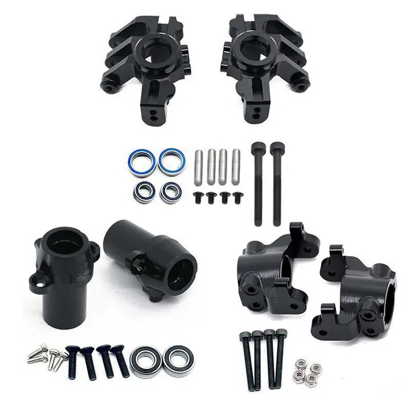 Alloy Steering, Caster Blocks & Rear Hubs for Axial 1/10 RBX10 Ryft 4WD