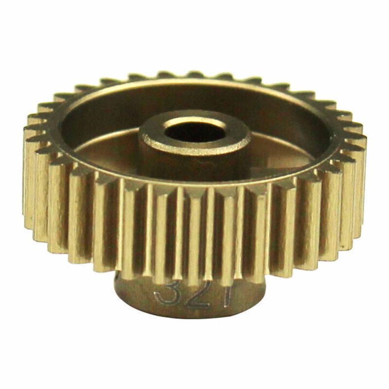32t 48p Hard Anodized 7075 Pinion Gear