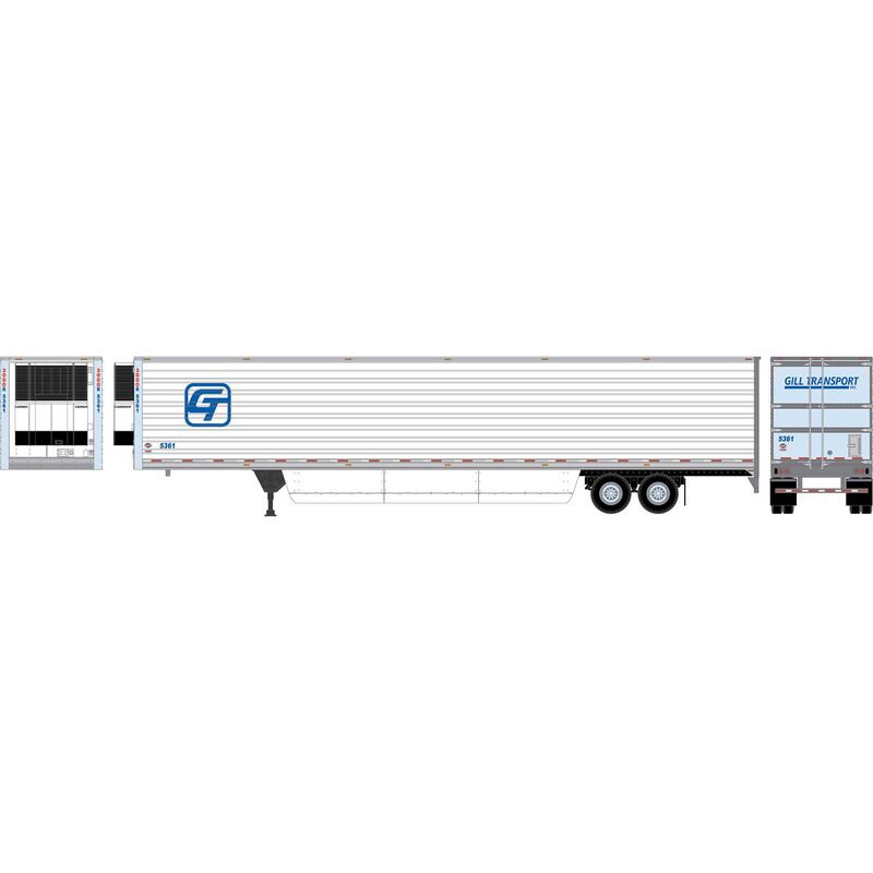 HO ATH 53' Utility Reefer Trailer, Gill Transport #5361