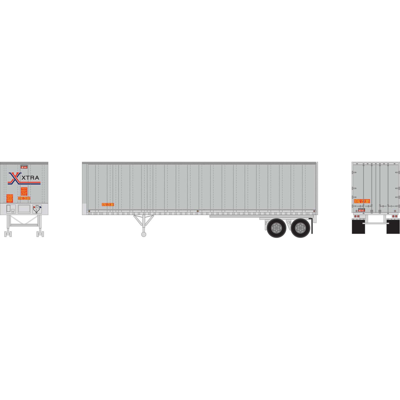 N 40' Fruehauf Trailer, XTRA XTRZ #231301
