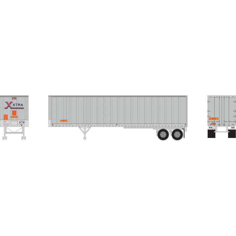 N 40' Fruehauf Trailer, XTRA XTRZ #231301