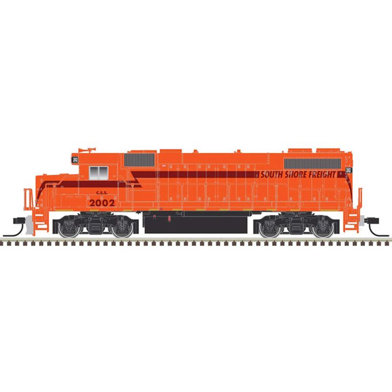 N GP38-2 Phase II South Shore Freight #2007, Silver